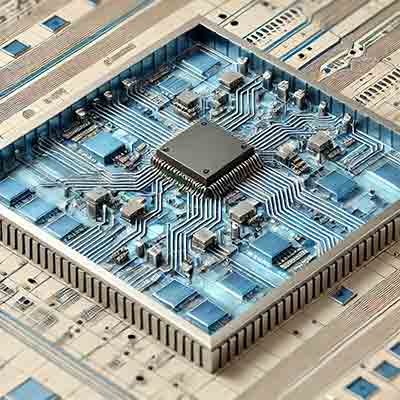 SOI fabricated microelectronic